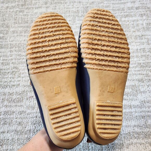 JBU by Jambu women's Glenda waterproof duck boot low top brown blue size 7 - Picture 10 of 10